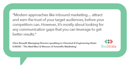 Inbound marketing in the life science industry