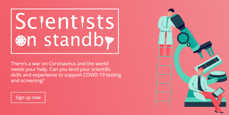 Scientists on standby portal
