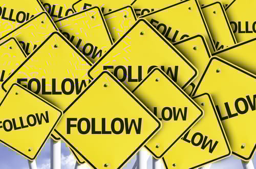 Follow signs